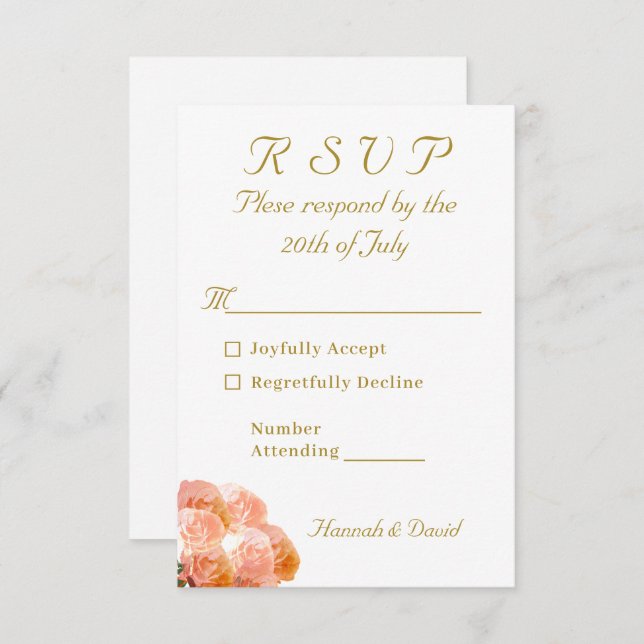 Katolsk Terracotta Ro Bröllop OSA Kort (Fram/baksida)