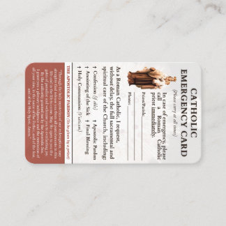 Katolska Akut Visitkort