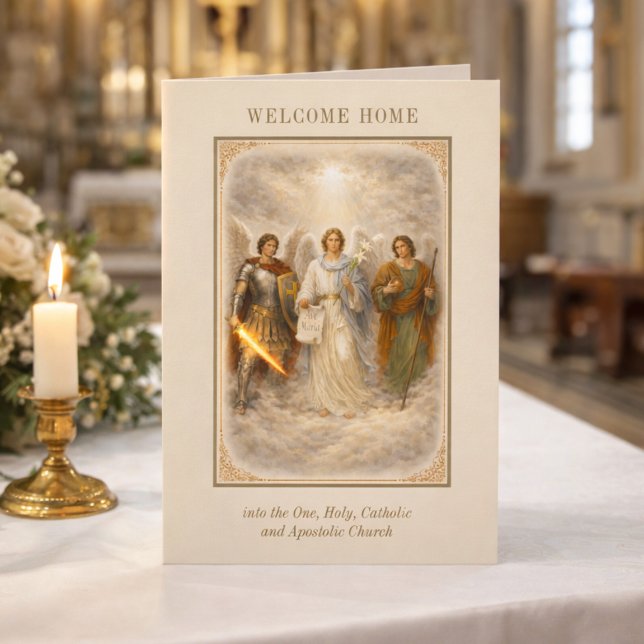 Katolska ÄRKEÄNGLAR Kort (Skapare uppladdad)