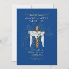 Katolska bröllopsinbjudningar Christian Elegant Inbjudningar