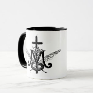 Katolska keltiska och Marian Kor Religiösa Mugg