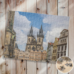 Katolska kyrkan i Prag Pussel