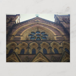 Katolska kyrkans arkitektur i nedre Manhattan Vykort