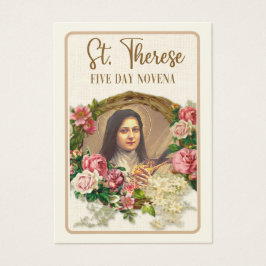 Katolska Novena till St. Visitkort