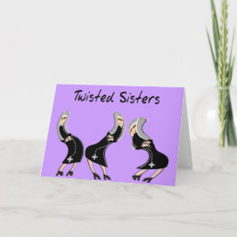 Katolska Nunna Gåvor "Twisted Sisters" Design Kort