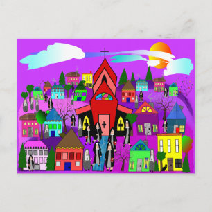 Katolska nunnor Art "Rubrik till kyrka" Vykort