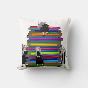 Katolska nunnor Stack of Bokar Art Pillow Kudde