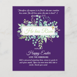 Katolska PÅSK-kort, Religiösa Verse Bible Quote