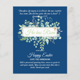 Katolska PÅSK-kort, Religiösa Verse Bible Quote