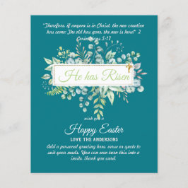 Katolska PÅSK-kort, Religiösa Verse Bible Quote