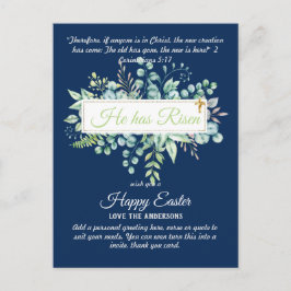 Katolska PÅSK-kort, Religiösa Verse Bible Quote Vykort