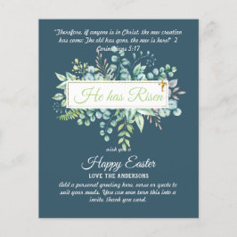 Katolska Påskkort Religiöst Bibelcitat Vers