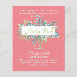 Katolska Påskkort Religiöst Bibelcitat Vers