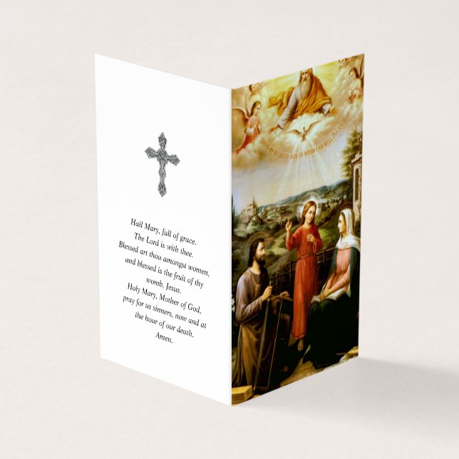 Katolska Prayer-kort | Beloved Son Visitkort (Utsida)