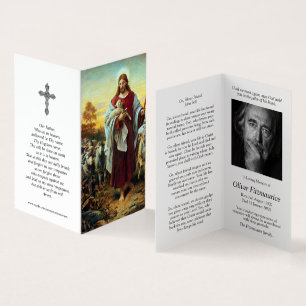 Katolska Prayer-kort   Bra Shepherd Kort