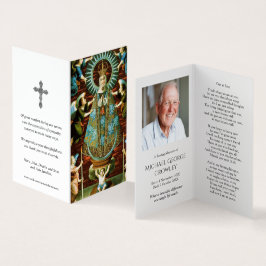 Katolska Prayer-kort | Dam i Lledo Kort
