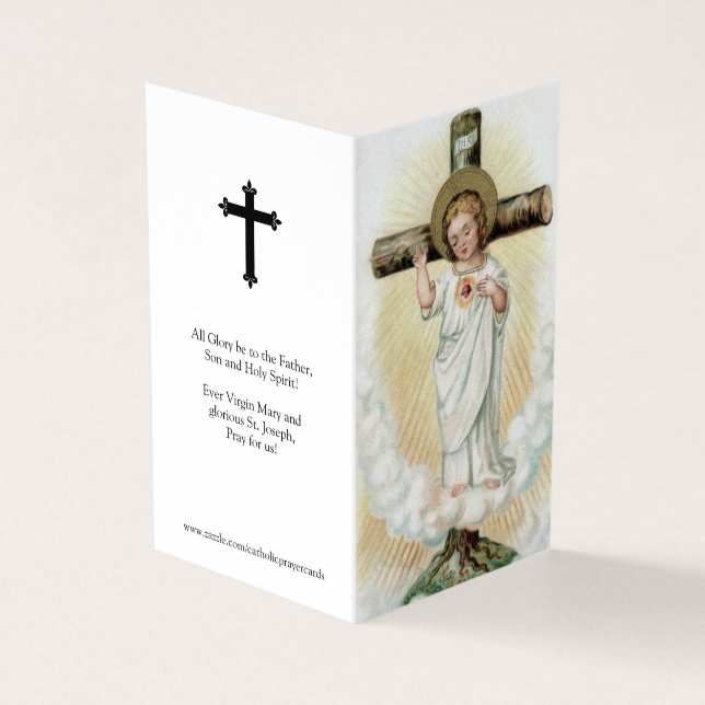 Katolska Prayer-kort | Far i Eternity Visitkort (Utsida)