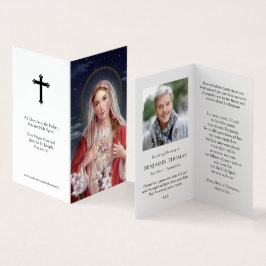 Katolska Prayer-kort | Heart Mary Kort