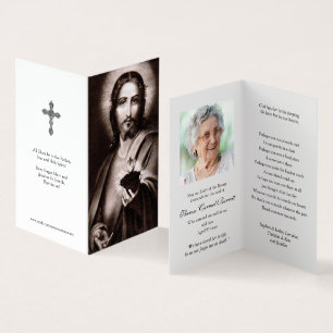 Katolska Prayer-kort Helig Heart 1 Kort