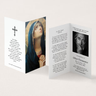 Katolska Prayer-kort Himmelska Mor Kort