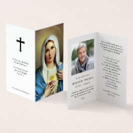 Katolska Prayer-kort | Italienska Mary Kort