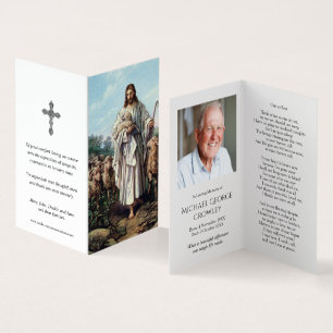 Katolska Prayer-kort Jesus Bra Shepherd 6 Kort
