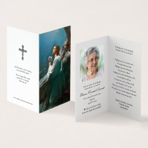 Katolska Prayer-kort Jesus Kristus Praying 2 Kort
