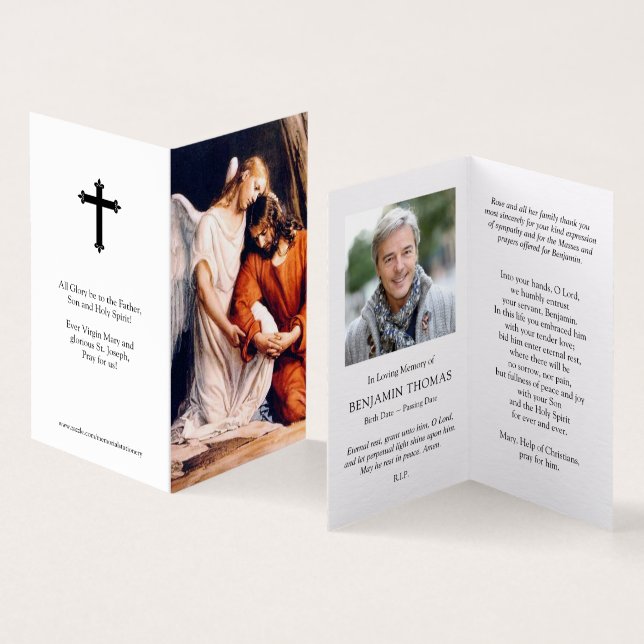 Katolska Prayer-kort | Komforcerad i öknen Kort (In- och utsida)