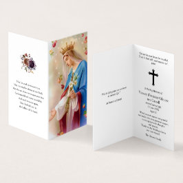 Katolska Prayer-kort | Rosaries Visitkort