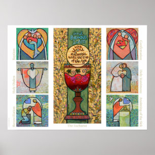 Katolska Sacraments klassrum Poster