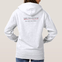 Katolska samhällstjänstkvinna Hoodie
