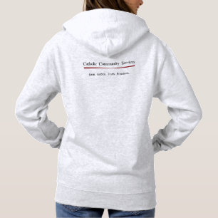 Katolska samhällstjänstkvinna Hoodie T Shirt