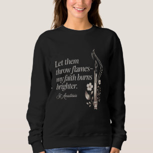 Katolska St Anastasia Faith Burns Brighter Than Fl T Shirt
