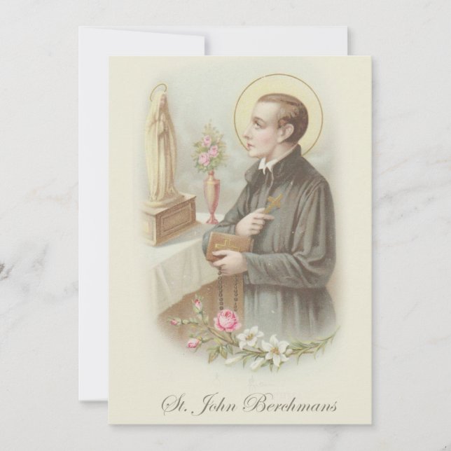 Katolska St. John Berchmans Altar Boys Prayer Inbjudningar (Framsida)