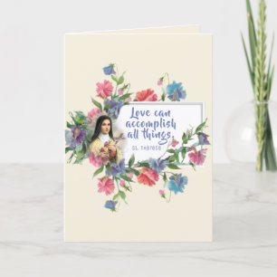 Katolska St. Therese the Little Flower Helgkort