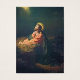 Katolskt begravningstal Jesus Heliga Card Visitkort