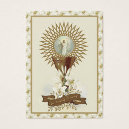 Katolskt Heliga för minnesbön Visitkort