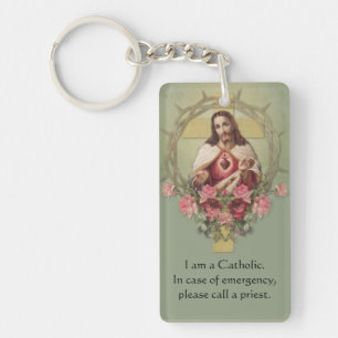 Katolskt ID Religiösa Helig Heart of Jesus