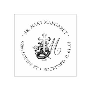 Katolskt jungfru Mary Marian-symbol, Religiösa Stämpel