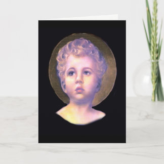 Katolskt kort av den barnJesus vintagen och