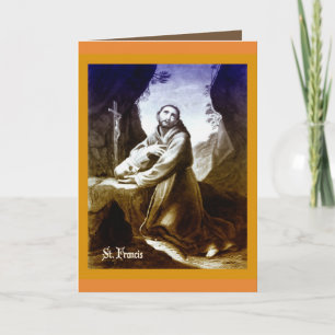 Katolskt kort St Francis av det Assisi