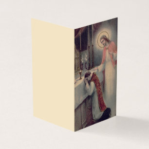 Katolskt masskort för bön Jesus Heliga Visitkort