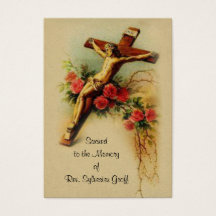 Katolskt pristerminalkort - Heliga