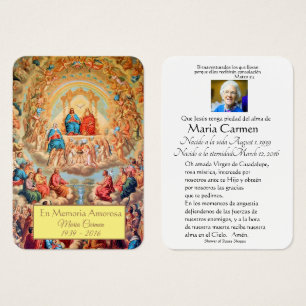 Katolskt spanskt Jesus-Religiösa-Heliga-kort Visitkort
