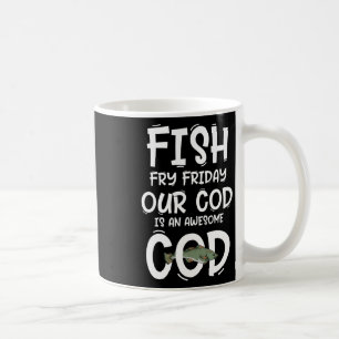 Katolskt utlånat och Påsk Christian Lenten Fish Fr Kaffemugg