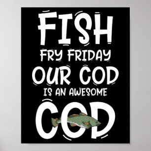 Katolskt utlånat och Påsk Christian Lenten Fish Fr Poster