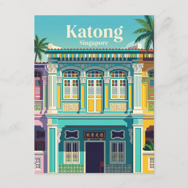 Katong Singapore Vykort (Framsida)
