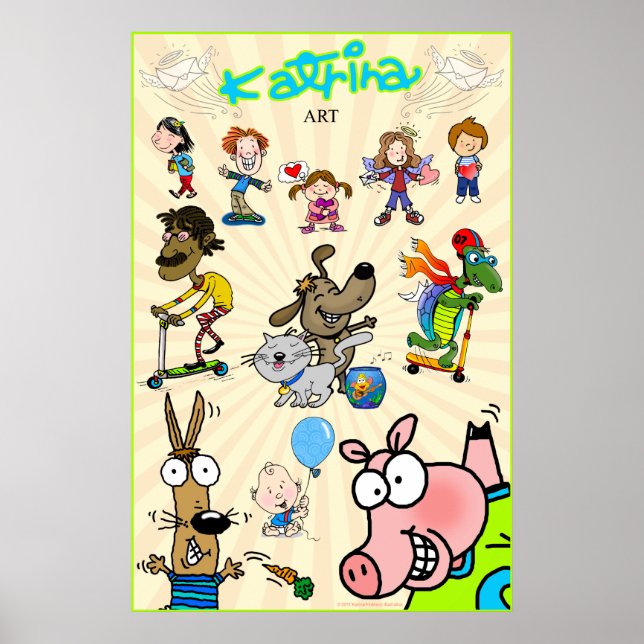 Katrina Art Large Poster (Framsidan)