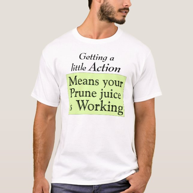 Katrinplommonfruktsaft T Shirt (Framsida)