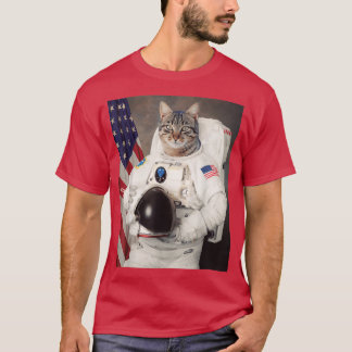 Katronaut Cat Astronaut Cat in Space Kostym  T Shirt